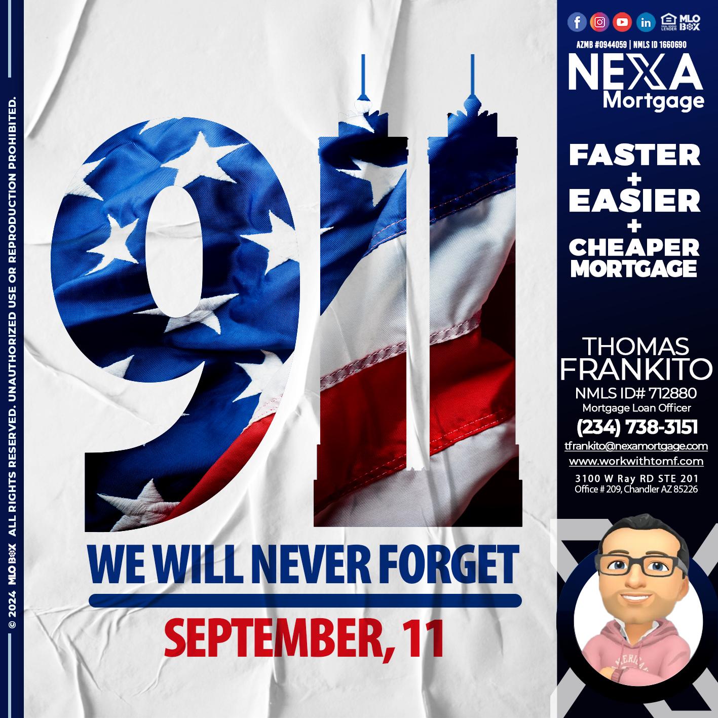 911 - Thomas Frankito -Mortgage Loan Officer
