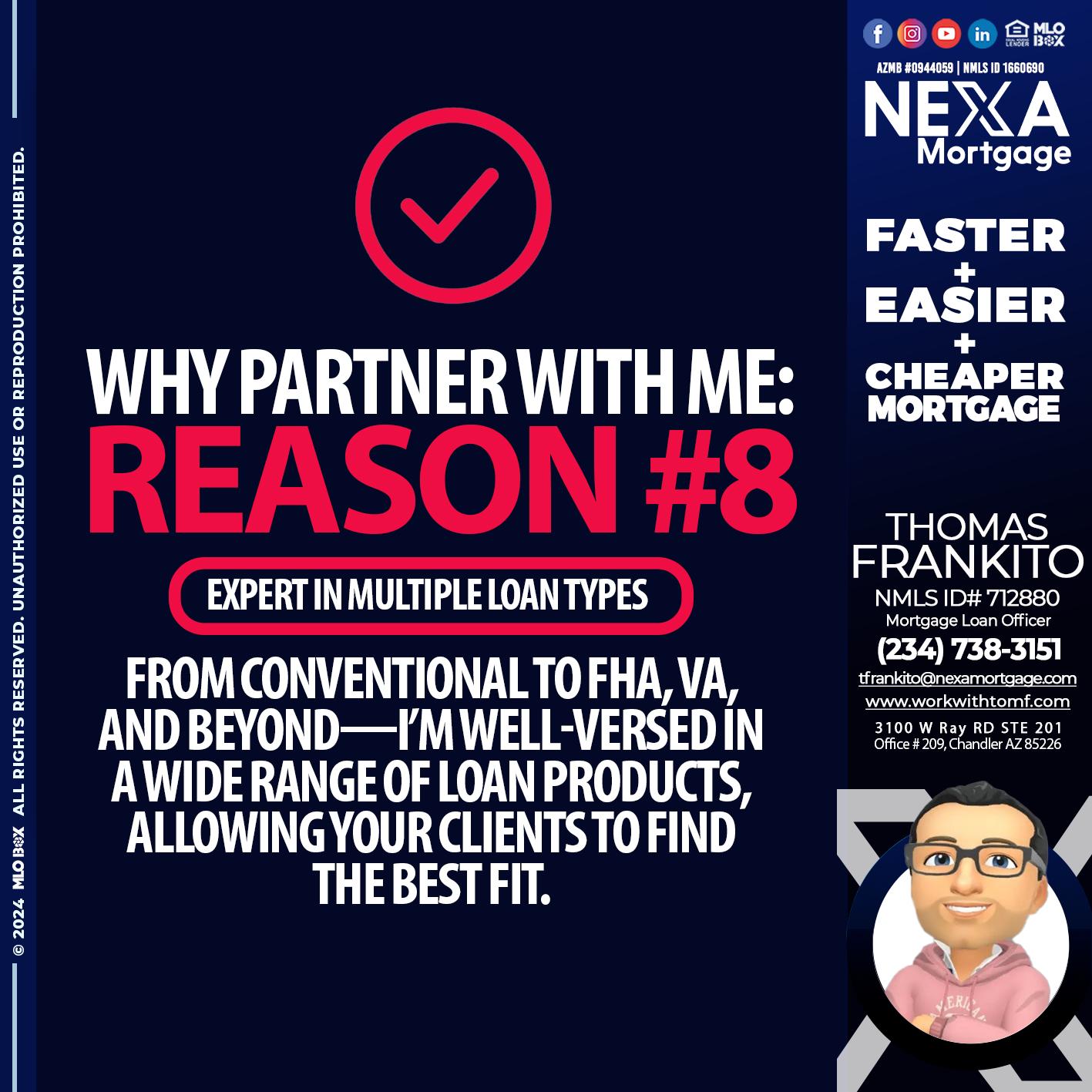 R8 - Thomas Frankito -Mortgage Loan Officer
