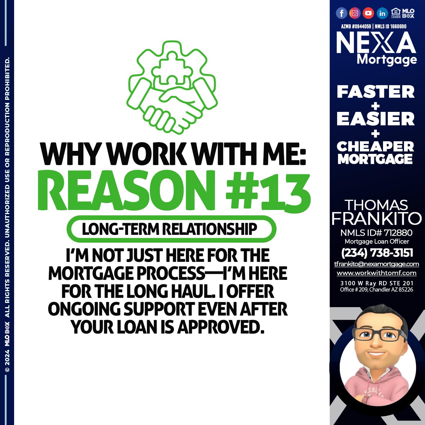 R13 - Thomas Frankito -Mortgage Loan Officer