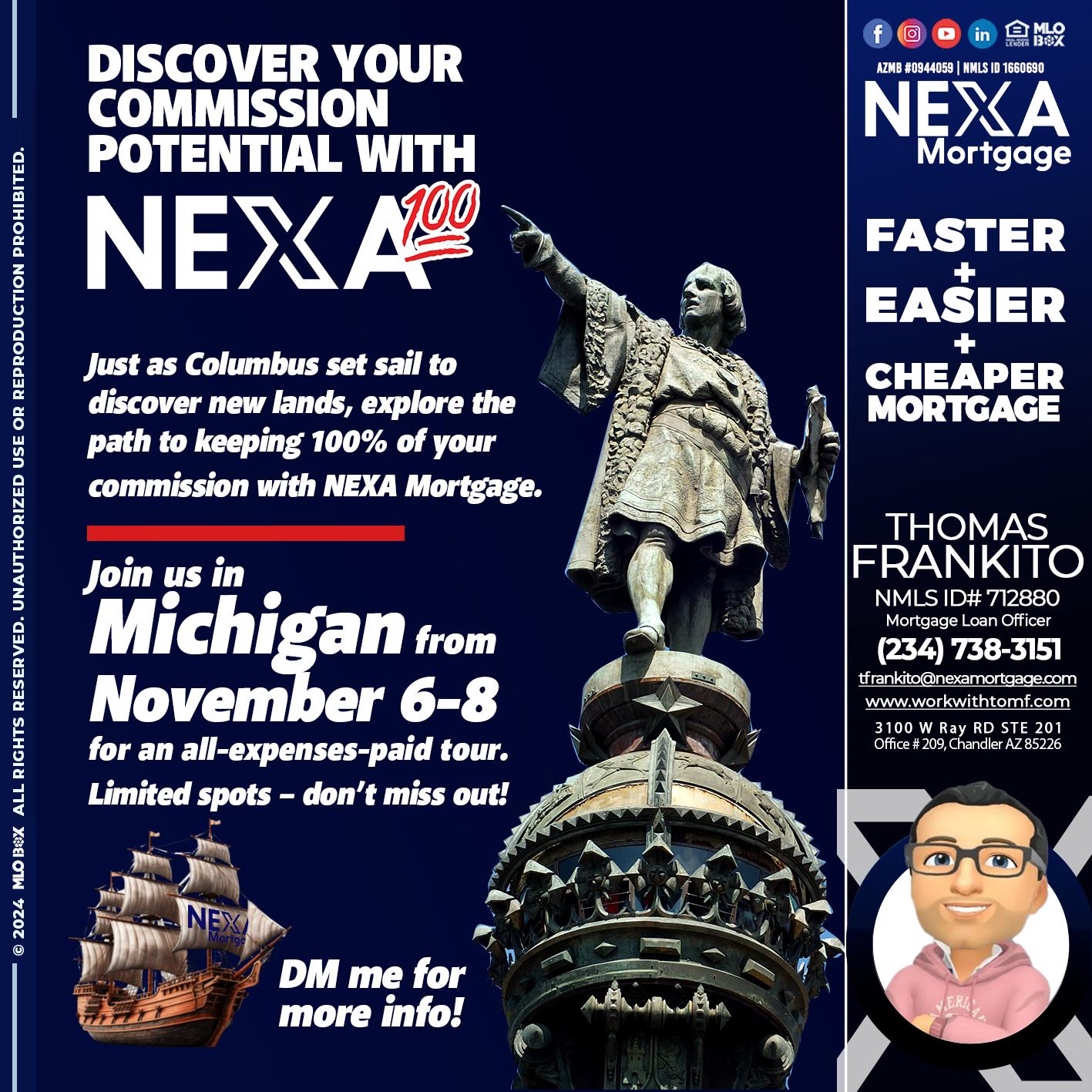 columbus day - Thomas Frankito -Mortgage Loan Officer