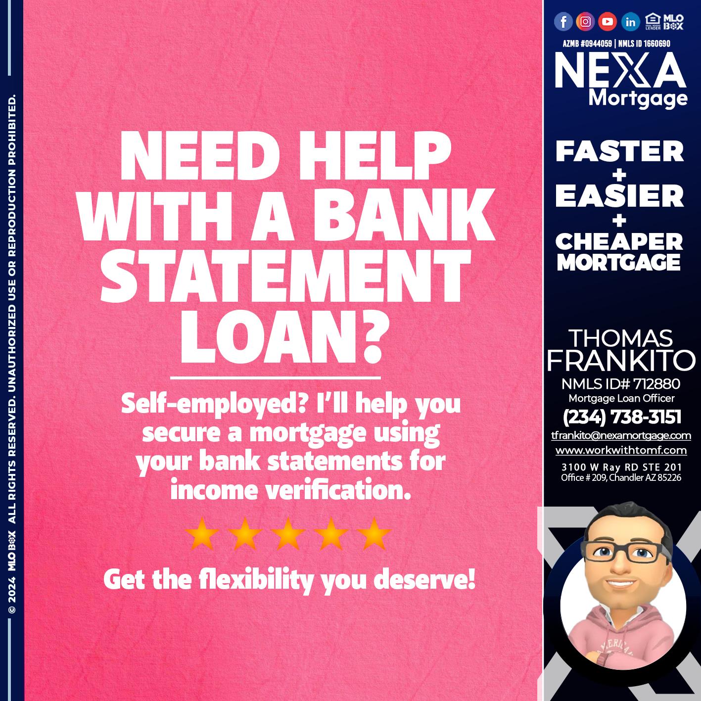 need help? - Thomas Frankito -Mortgage Loan Officer