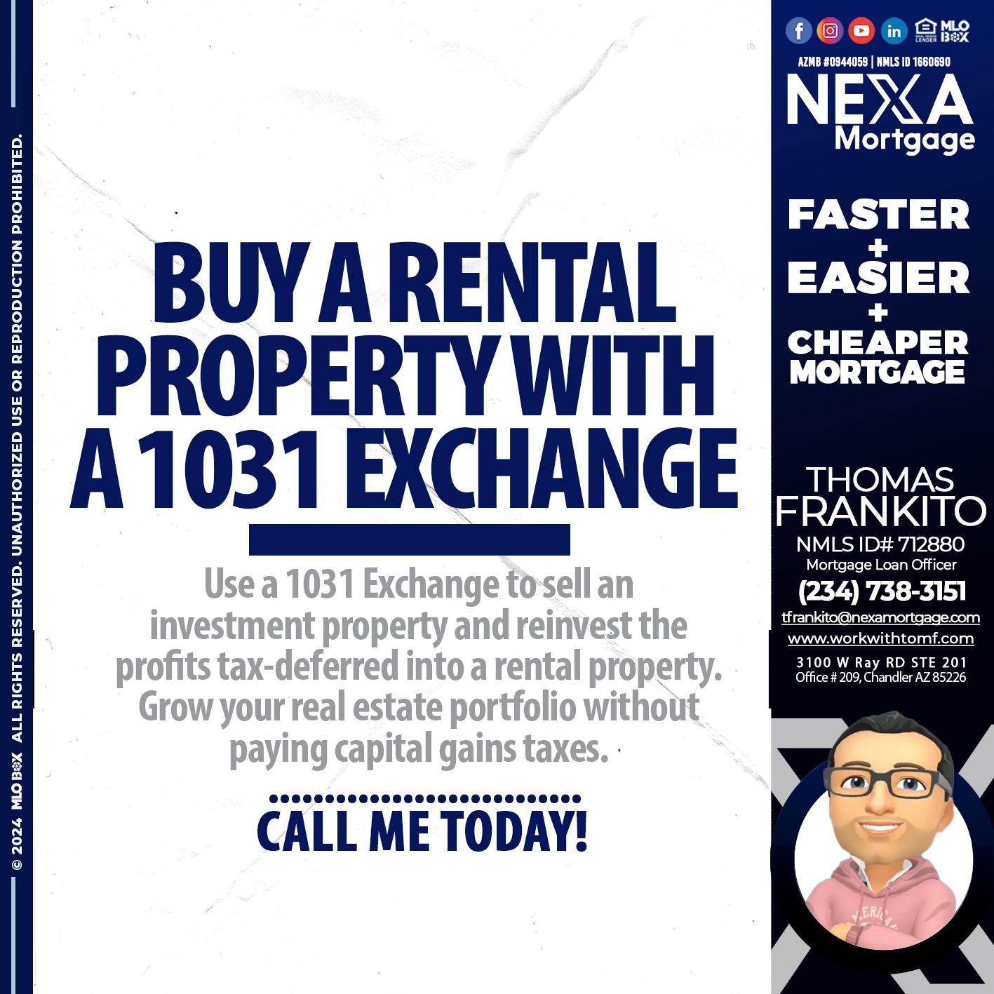 BUY A RENTAL PROPERTY - Thomas Frankito -Mortgage Loan Officer