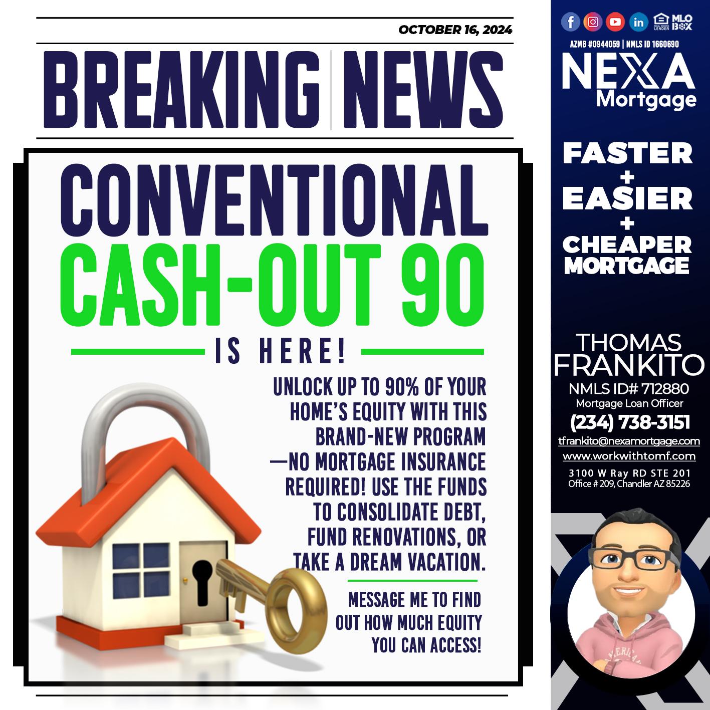 BREAKING NEWS - Thomas Frankito -Mortgage Loan Officer