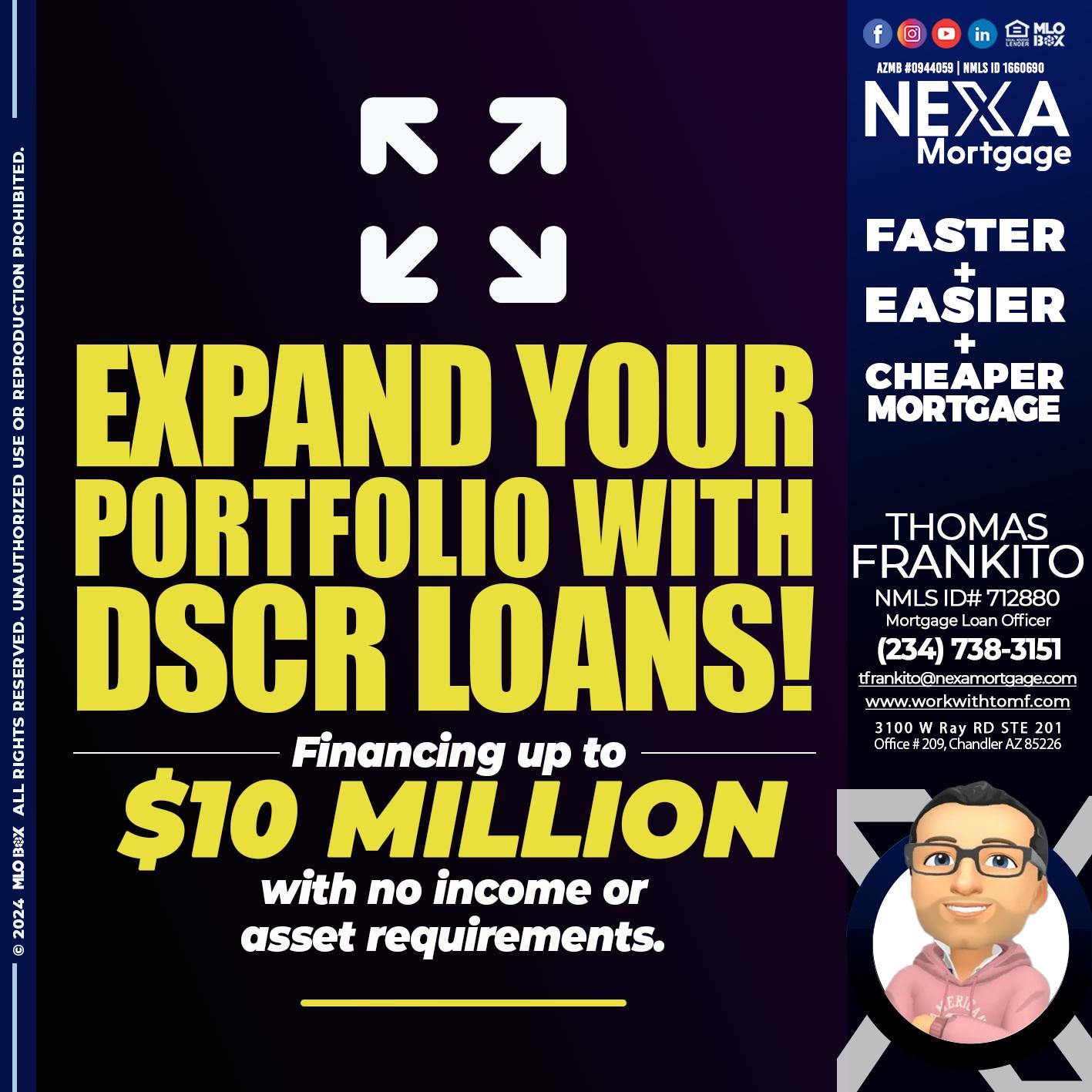 expand your - Thomas Frankito -Mortgage Loan Officer