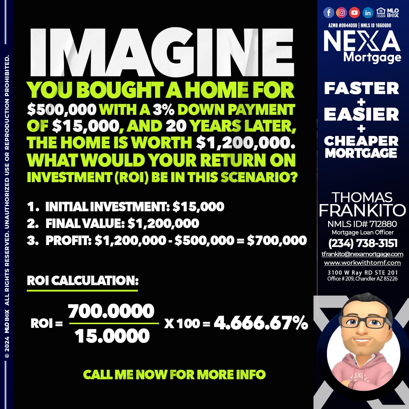 IMAGINE - Thomas Frankito -Mortgage Loan Officer