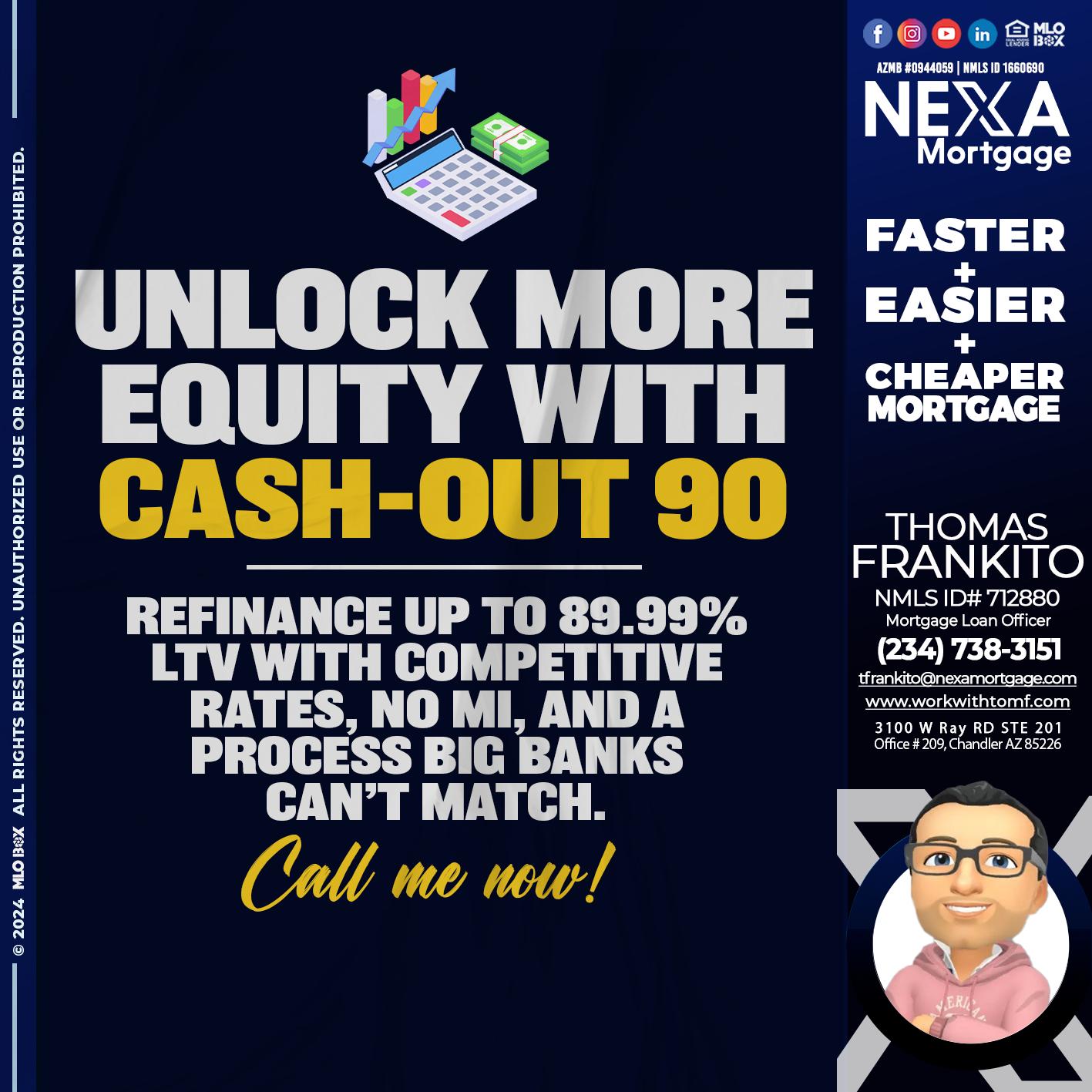 UNLOCK MORE - Thomas Frankito -Mortgage Loan Officer