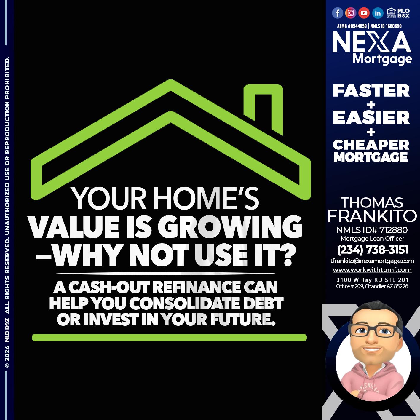 your homes - Thomas Frankito -Mortgage Loan Officer