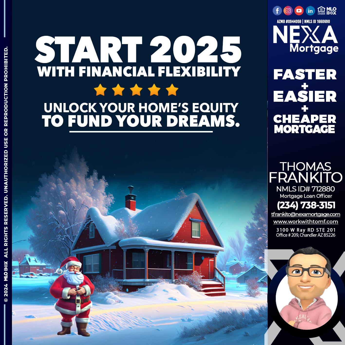 START 2025 - Thomas Frankito -Mortgage Loan Officer