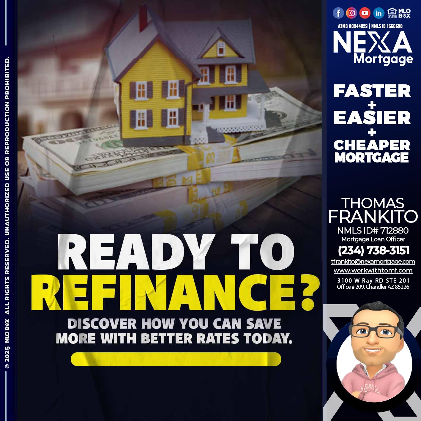 ready to refinance? - Thomas Frankito -Mortgage Loan Officer