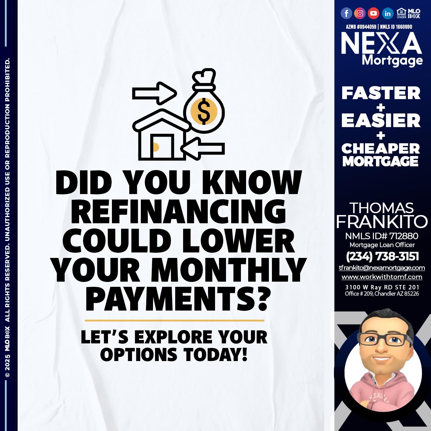 DID YOU KNOW - Thomas Frankito -Mortgage Loan Officer