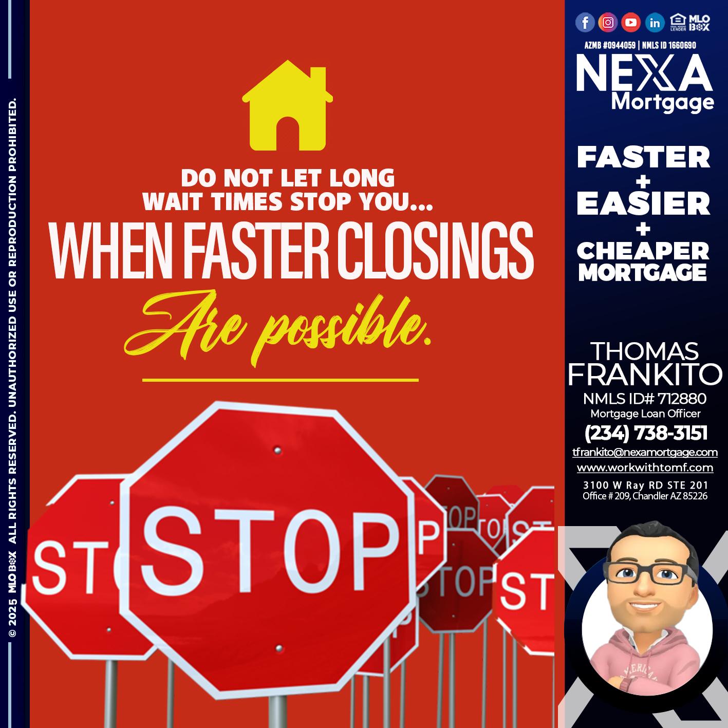 DO NOT LET - Thomas Frankito -Mortgage Loan Officer