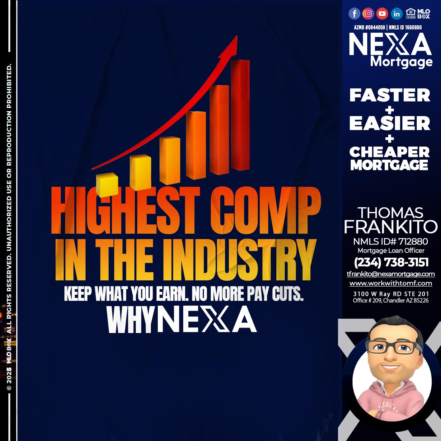 HIGHETS COMP - Thomas Frankito -Mortgage Loan Officer