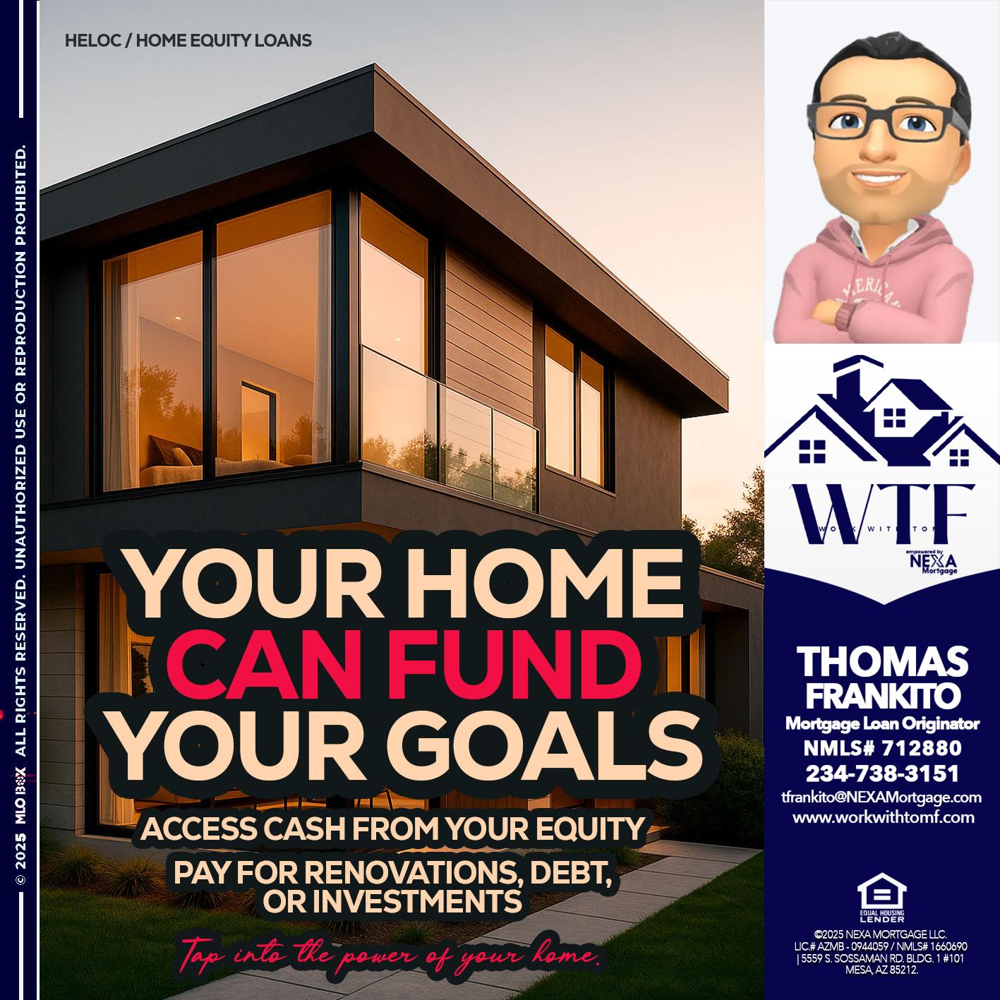 HELOC - Thomas Frankito -Mortgage Loan Officer
