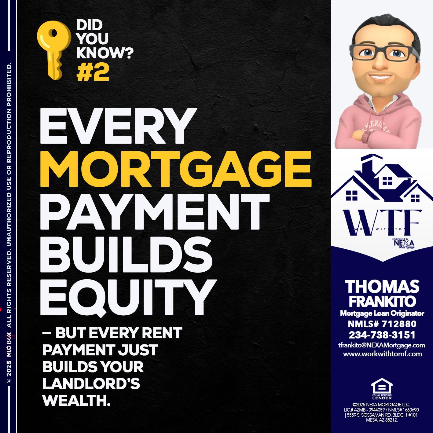 DID YOU KNOW? - Thomas Frankito -Mortgage Loan Officer