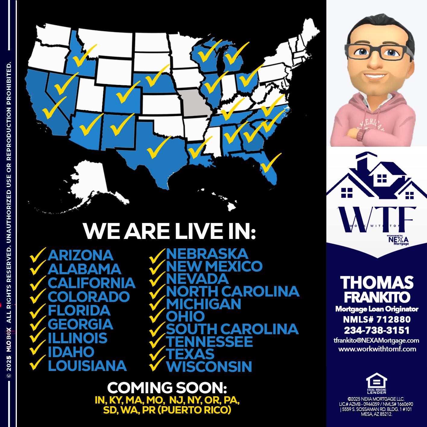 New Mexico live - Thomas Frankito -Mortgage Loan Officer