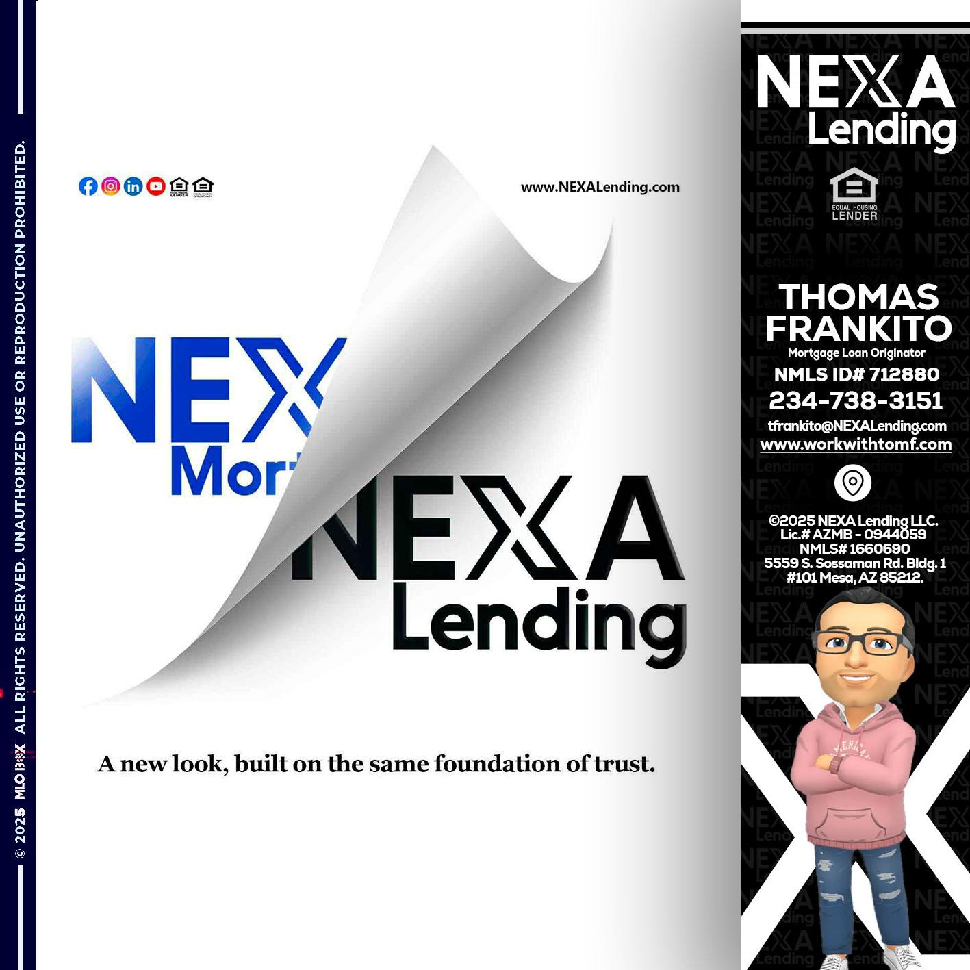 NEXA LENDING - Thomas Frankito -Mortgage Loan Officer