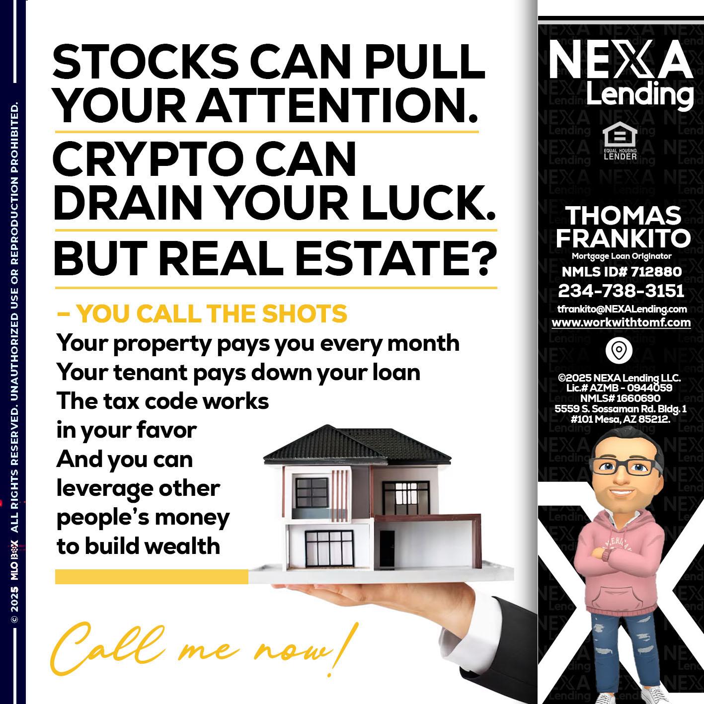 STOCK CAN - Thomas Frankito -Mortgage Loan Officer