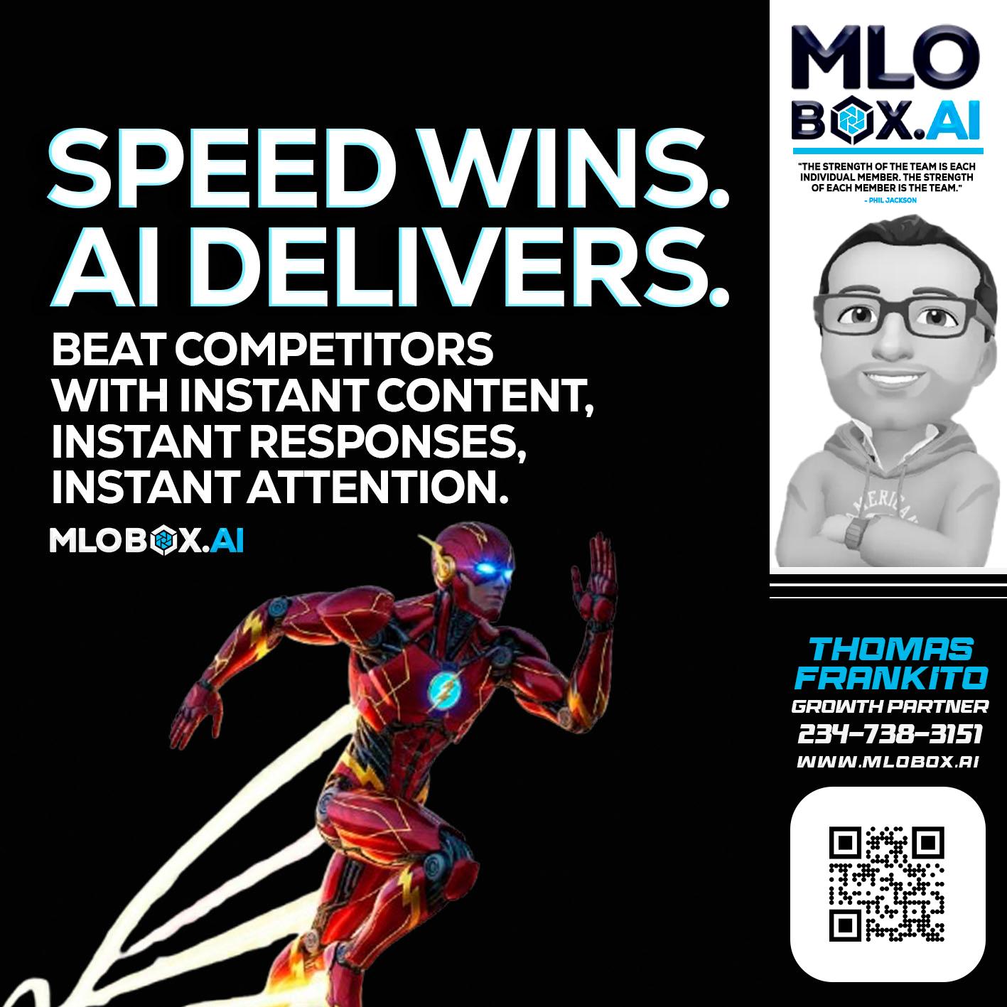 SPEED WINS - Thomas Frankito -Mortgage Loan Officer