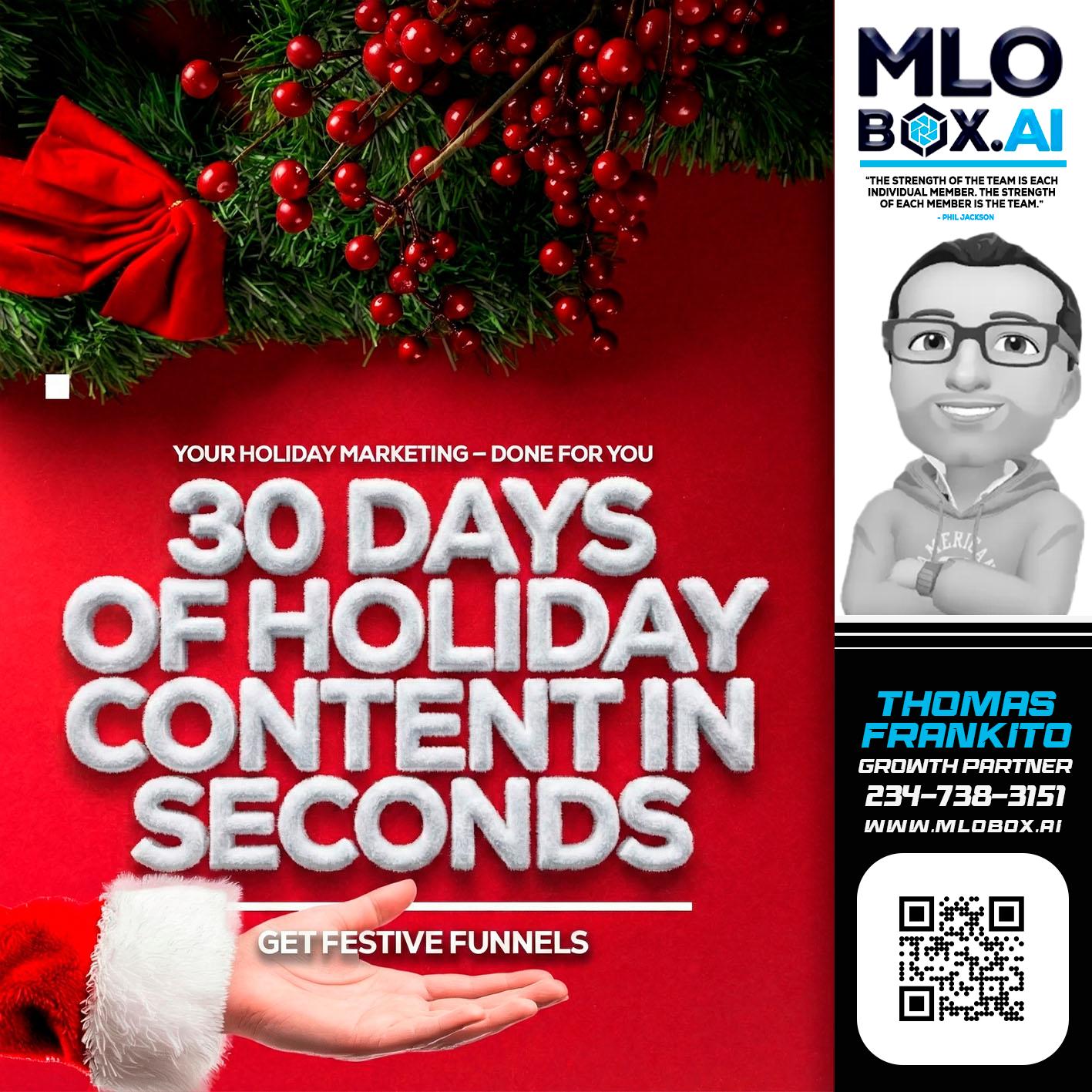 30 DAYS - Thomas Frankito -Mortgage Loan Officer