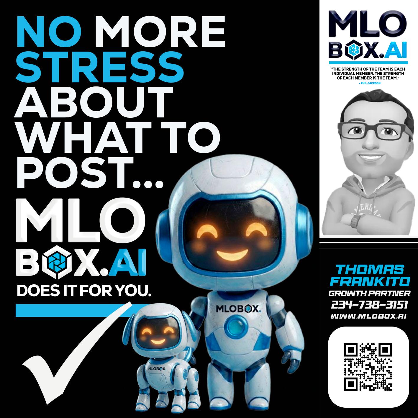 NO MORE STRESS - Thomas Frankito -Mortgage Loan Officer