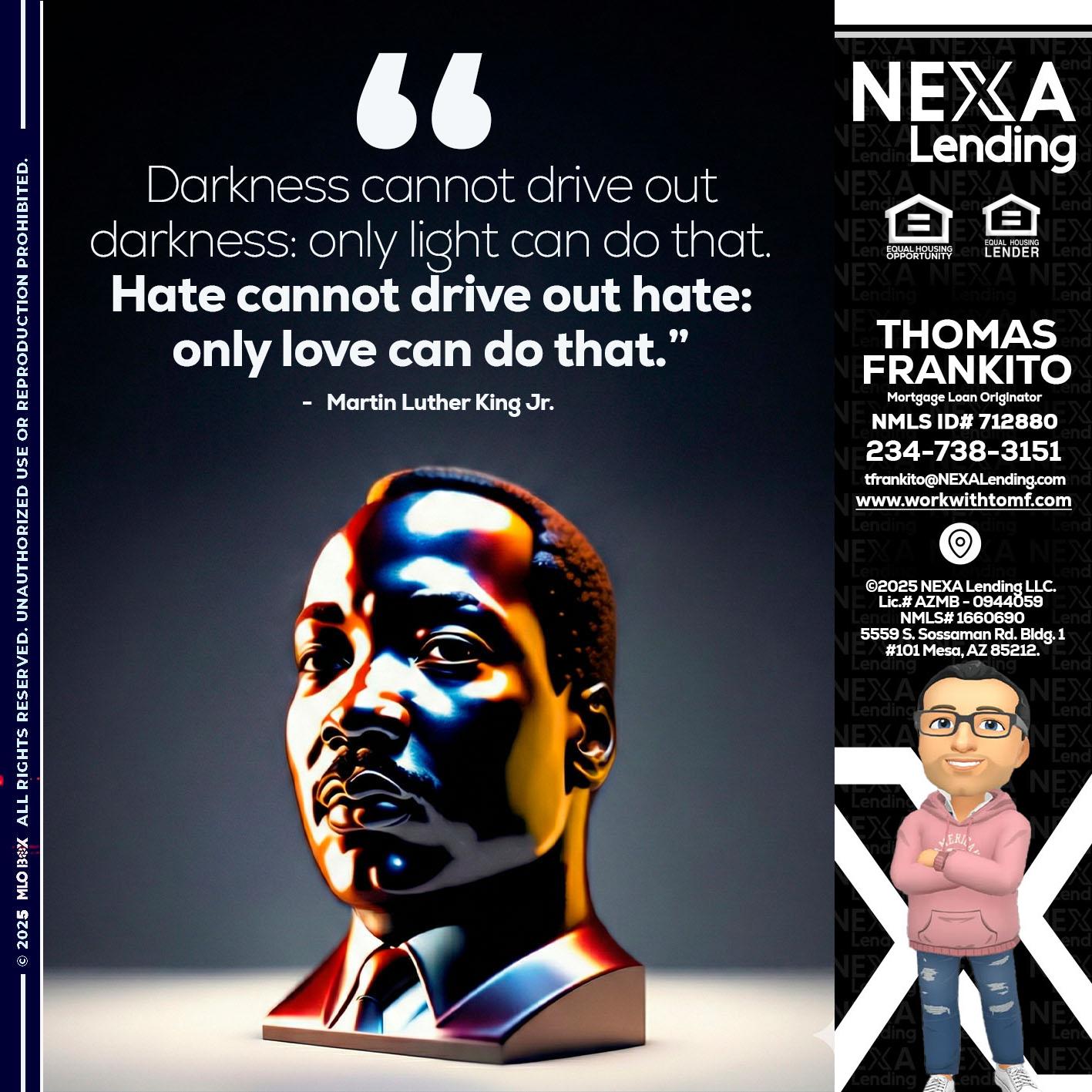 MLK 2026 - Thomas Frankito -Mortgage Loan Officer
