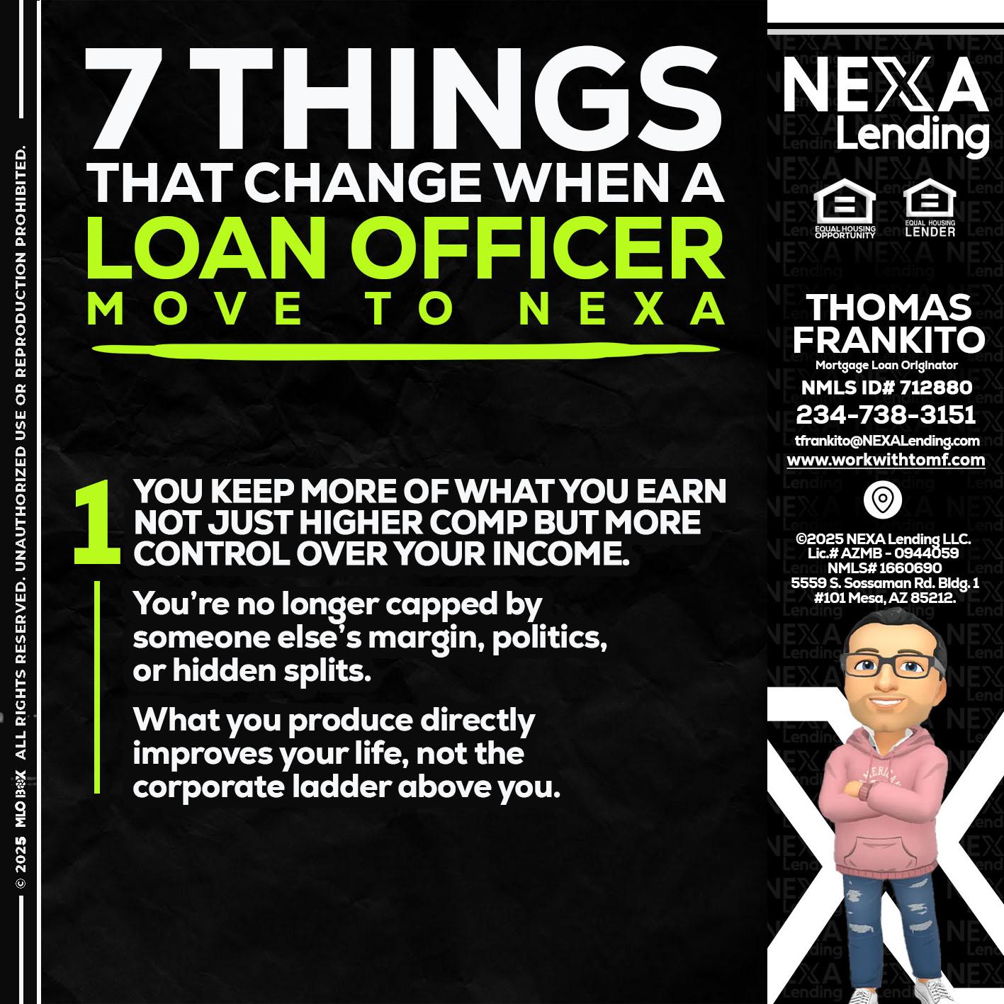 7 THINGS (1) - Thomas Frankito -Mortgage Loan Officer