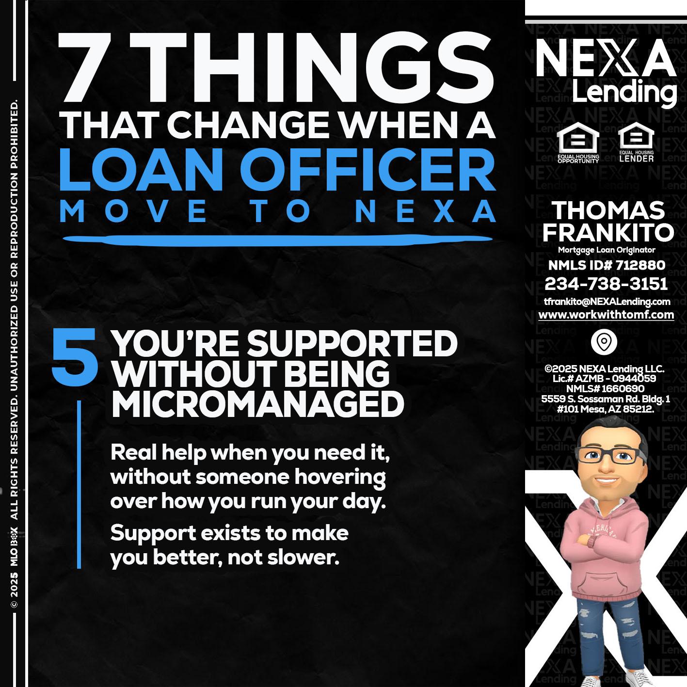 7 THINGS (5) - Thomas Frankito -Mortgage Loan Officer