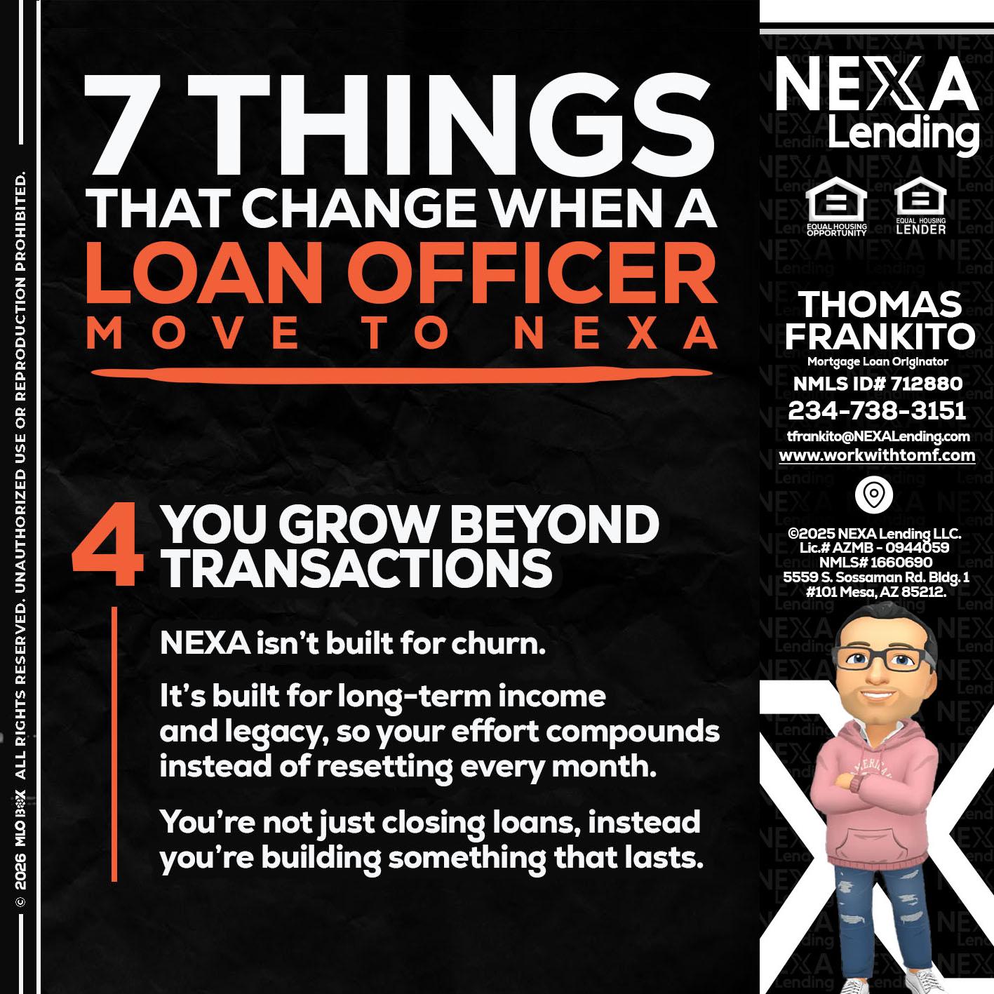 7 THINGS (4) - Thomas Frankito -Mortgage Loan Officer