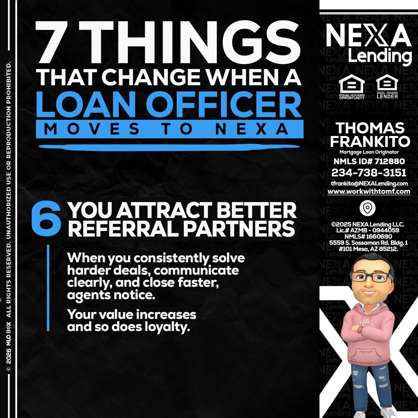 7 THINGS (6) - Thomas Frankito -Mortgage Loan Officer