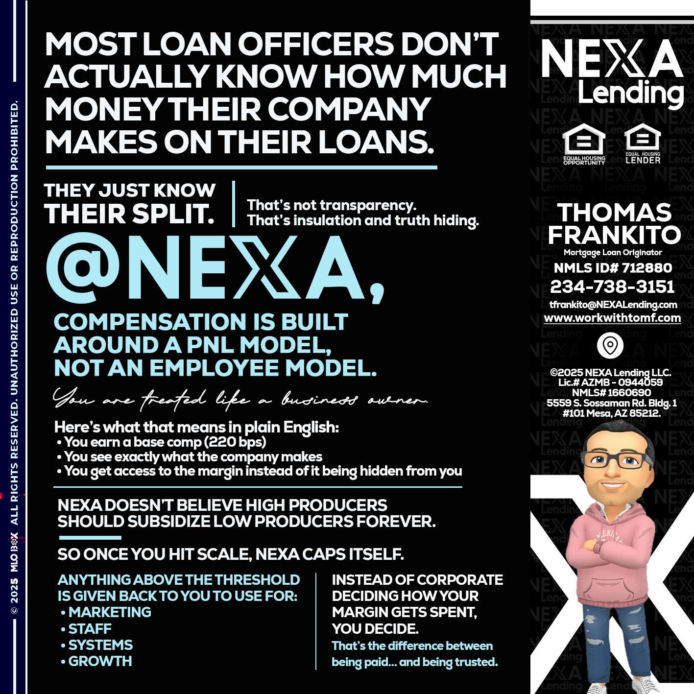 @NEXA - Thomas Frankito -Mortgage Loan Officer