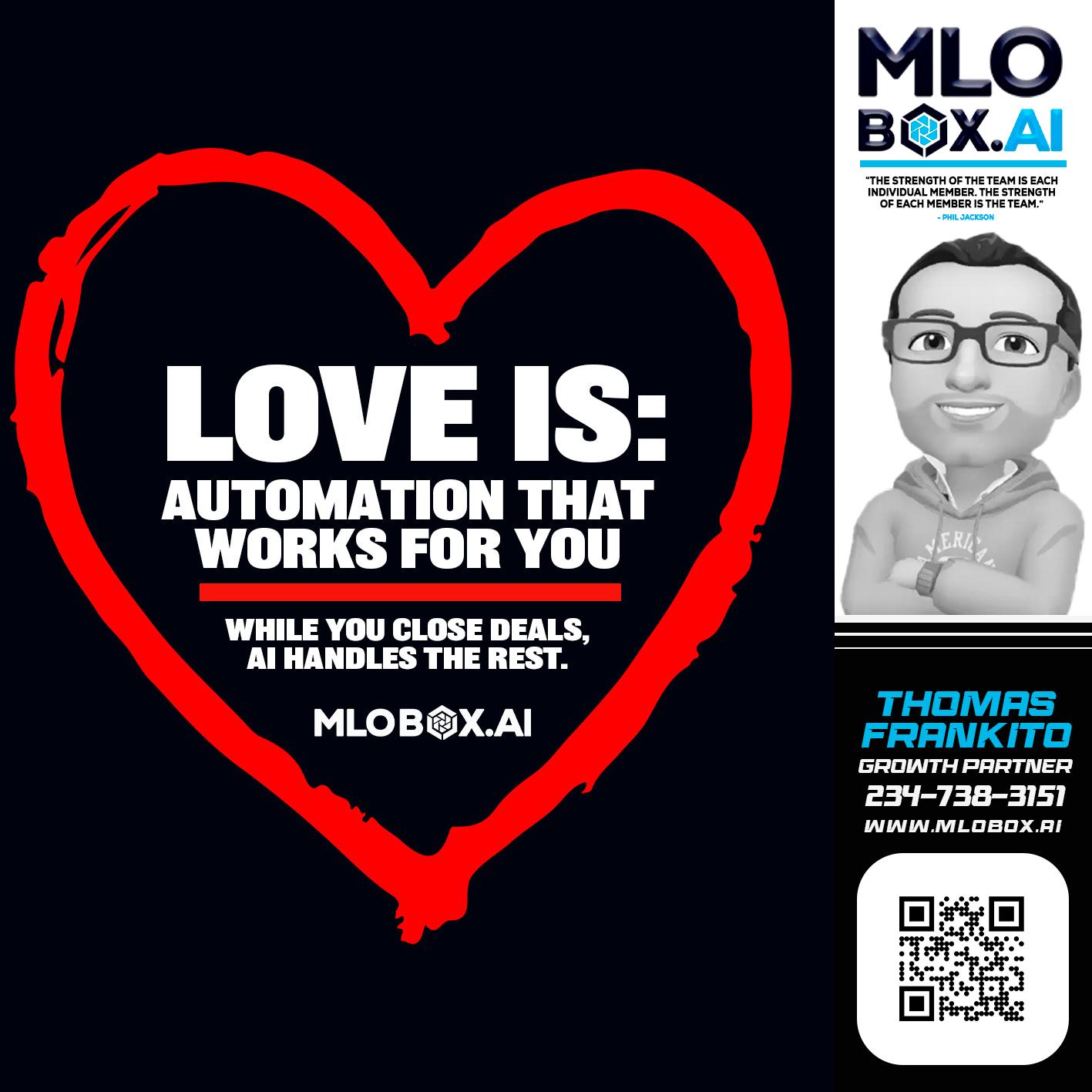 love is - Thomas Frankito -Mortgage Loan Officer