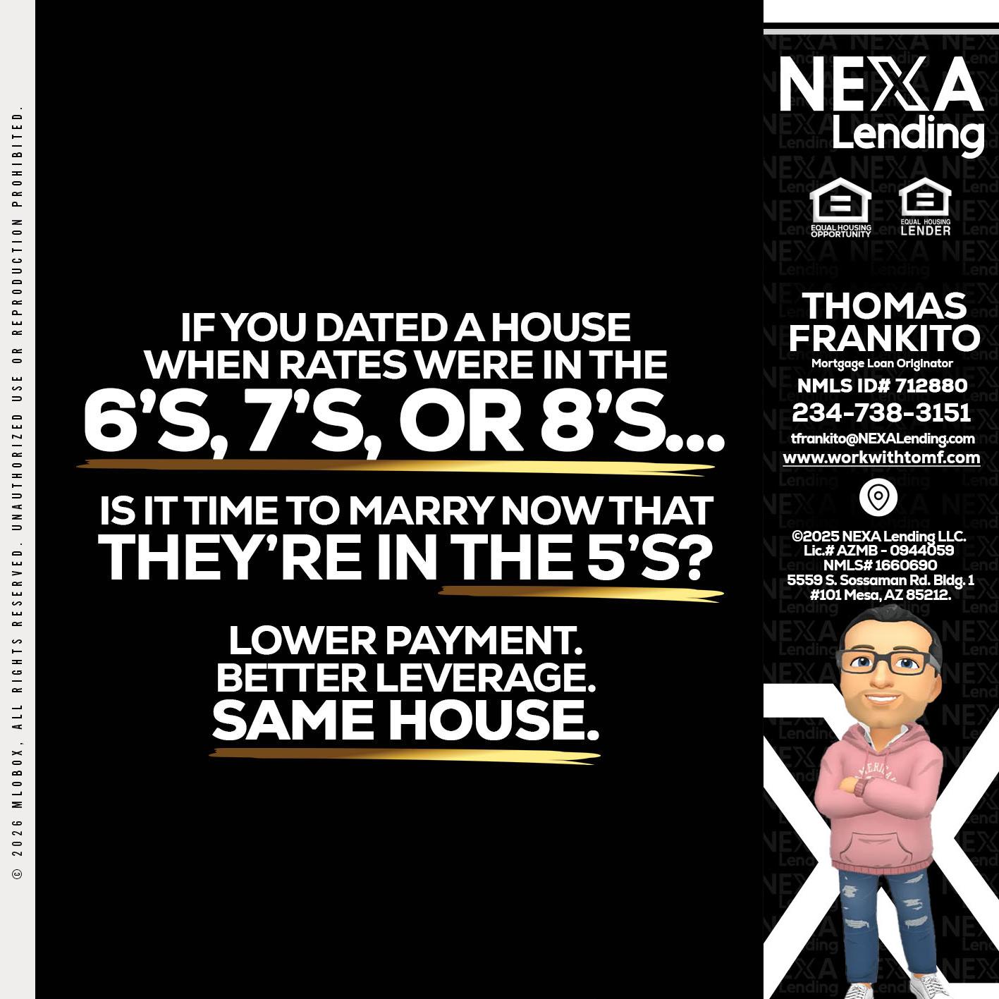 if you dated a house - Thomas Frankito -Mortgage Loan Officer