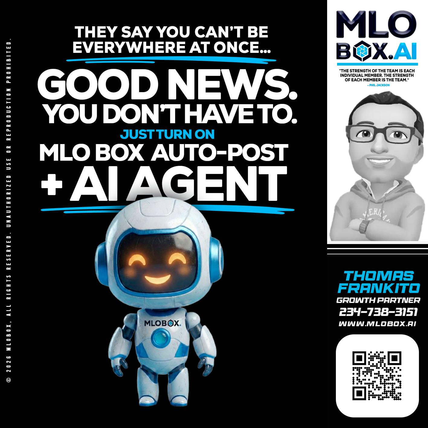 GOOD NEWS - Thomas Frankito -Mortgage Loan Officer