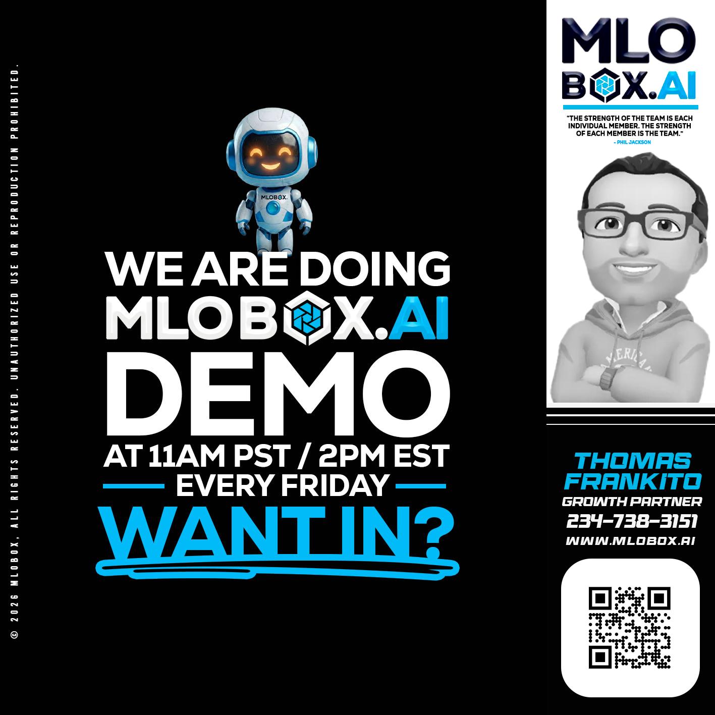 WE ARE DOING - Thomas Frankito -Mortgage Loan Officer