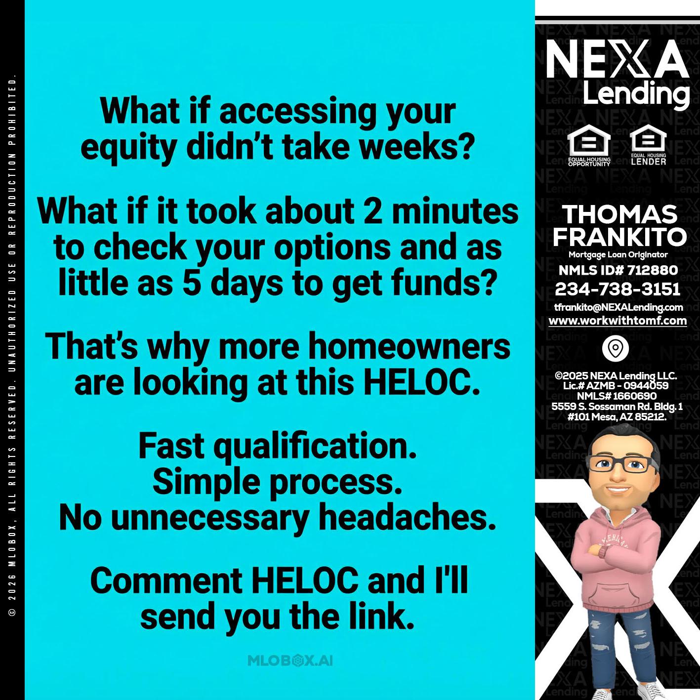 what if - Thomas Frankito -Mortgage Loan Officer