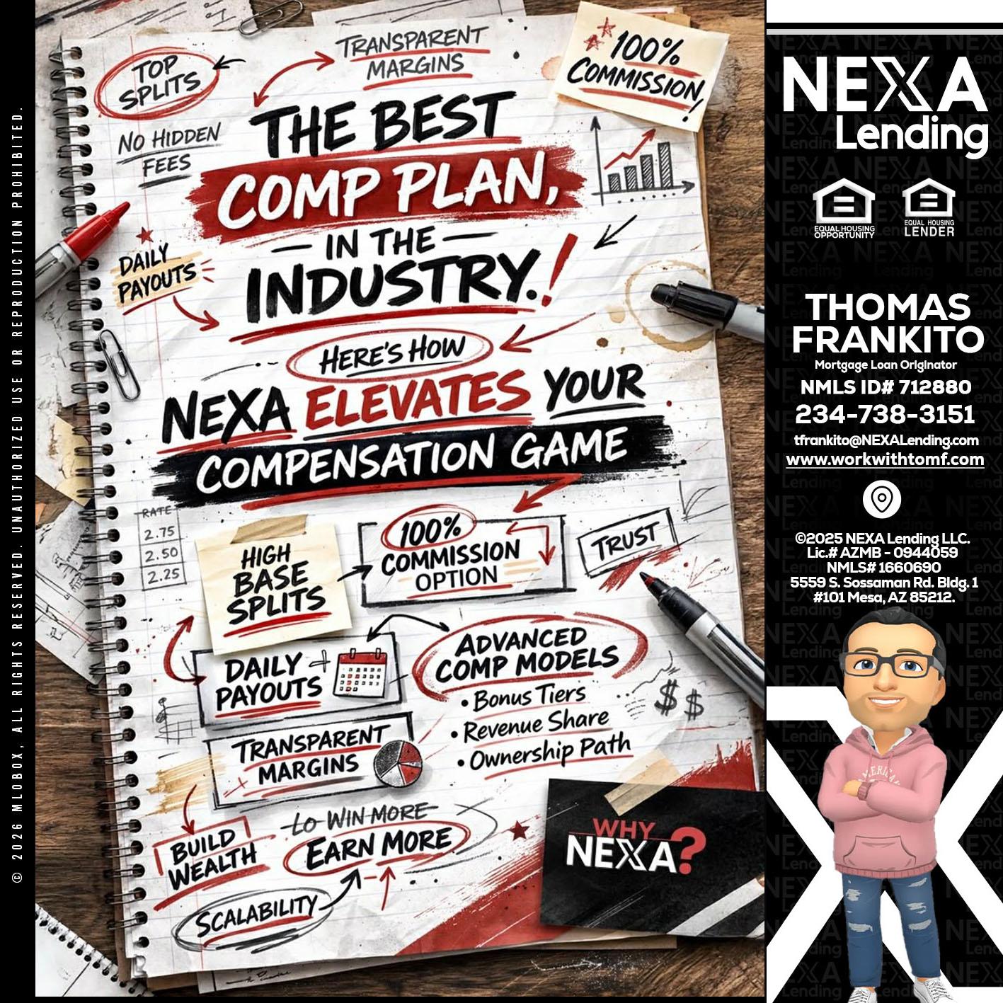 THE BEST COMP - Thomas Frankito -Mortgage Loan Officer