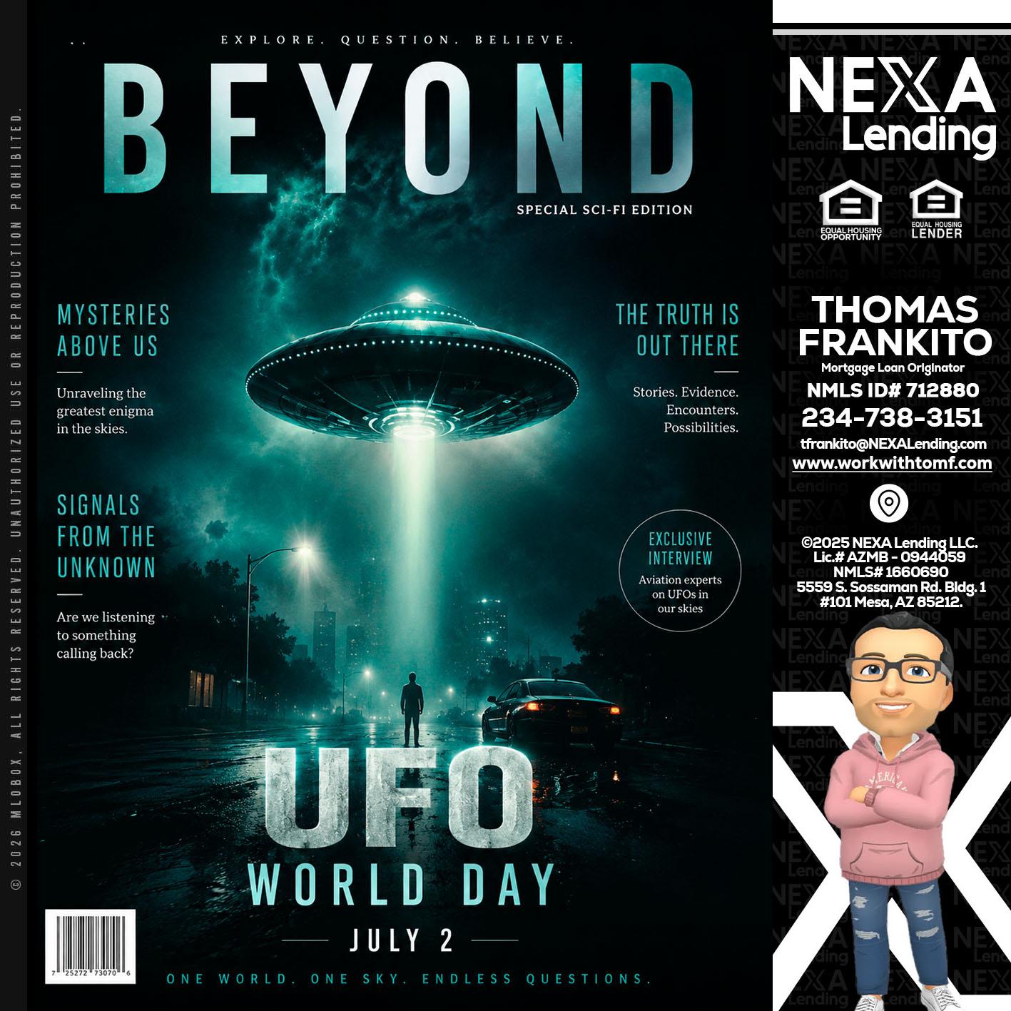 BEYOND - Thomas Frankito -Mortgage Loan Officer