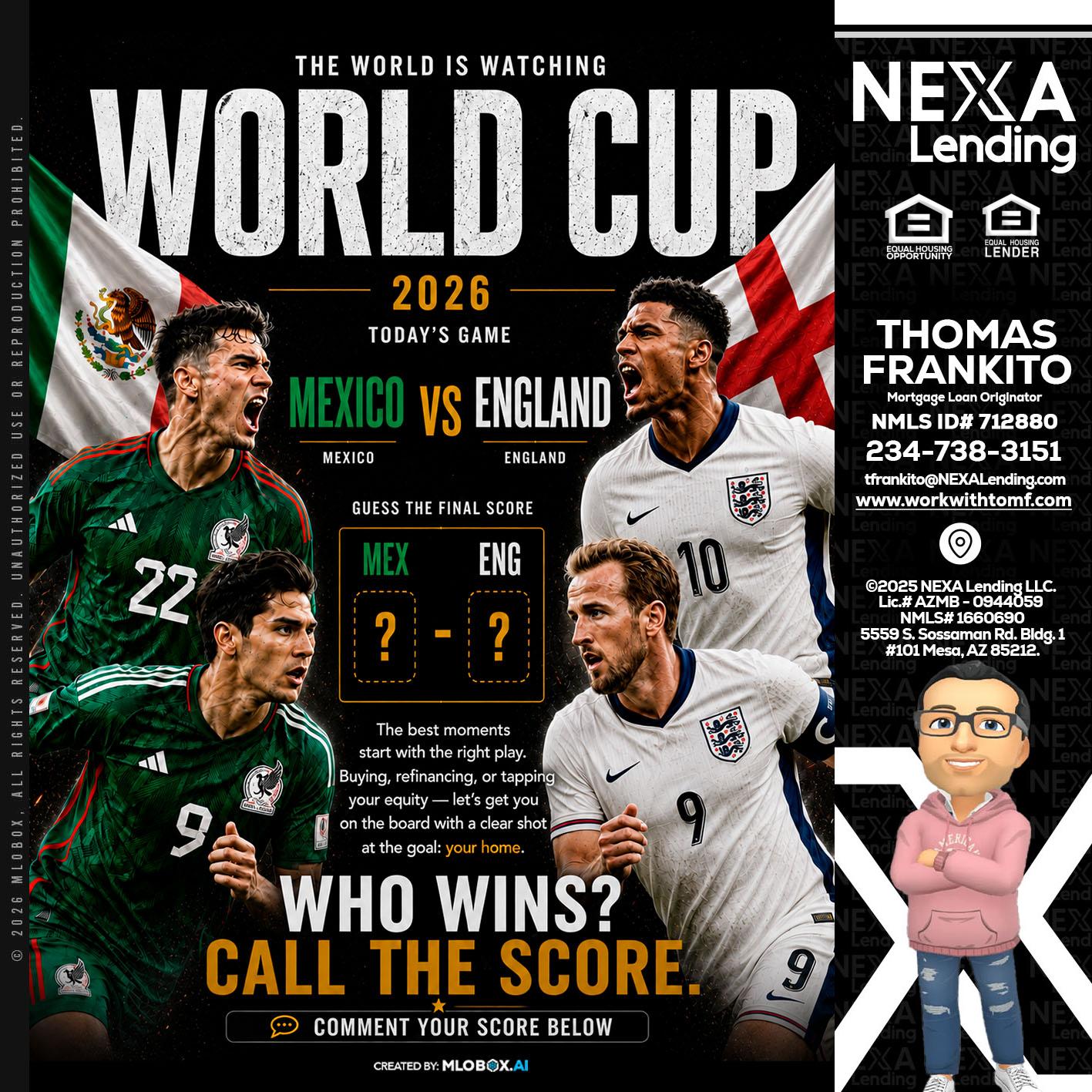 WHO'S WIN - Thomas Frankito -Mortgage Loan Officer