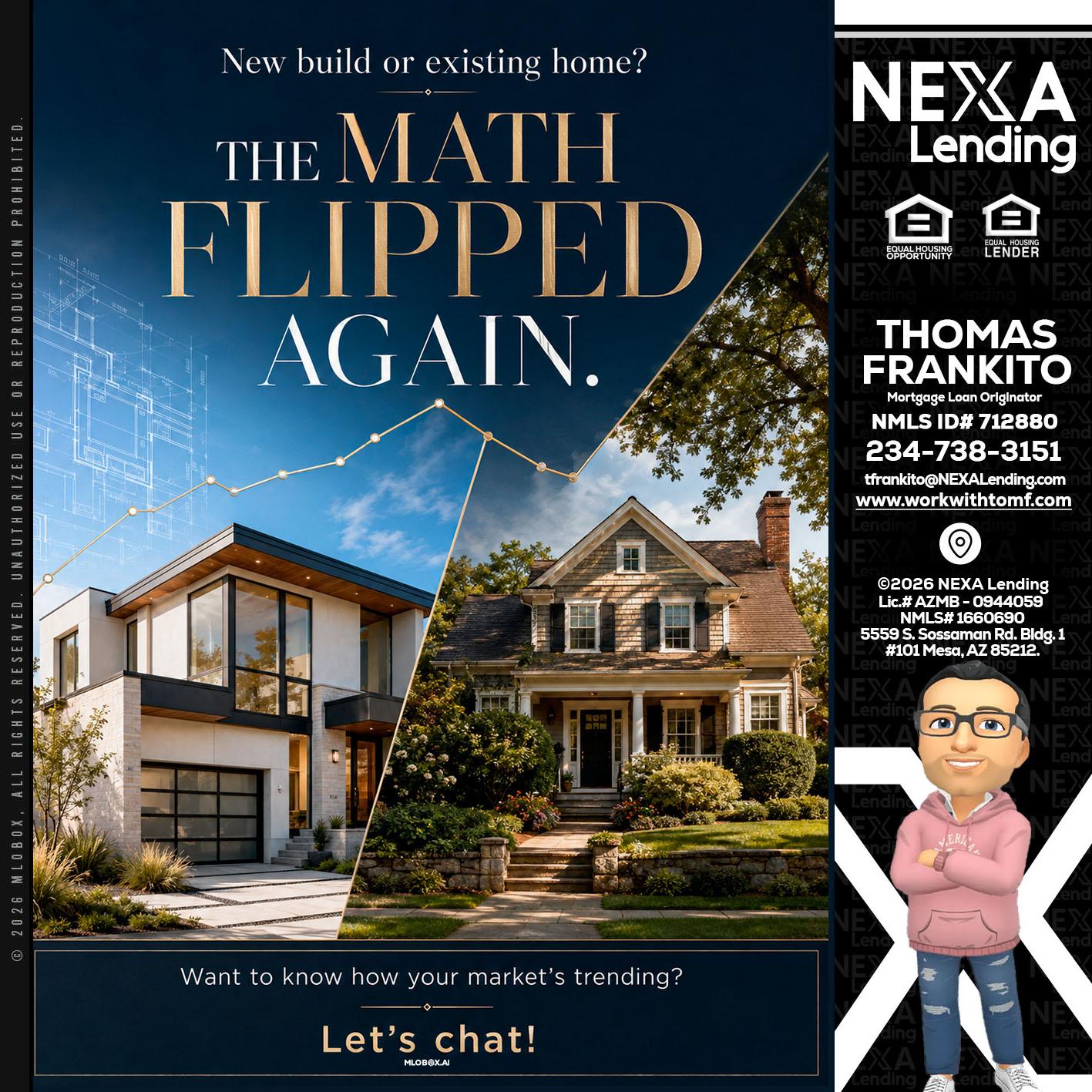 THE MATH FLIPED - Thomas Frankito -Mortgage Loan Officer