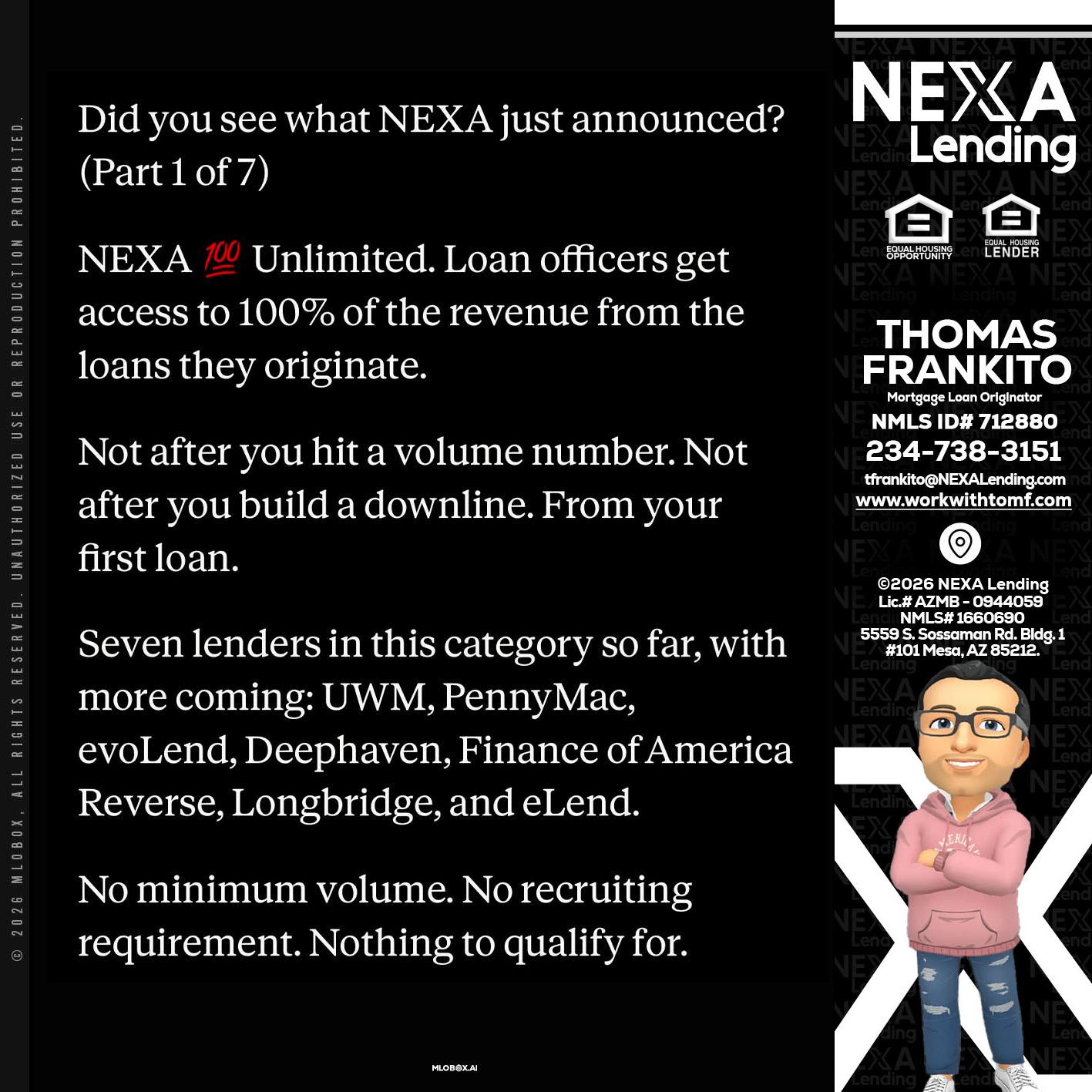 DID YOU KNOW - Thomas Frankito -Mortgage Loan Officer