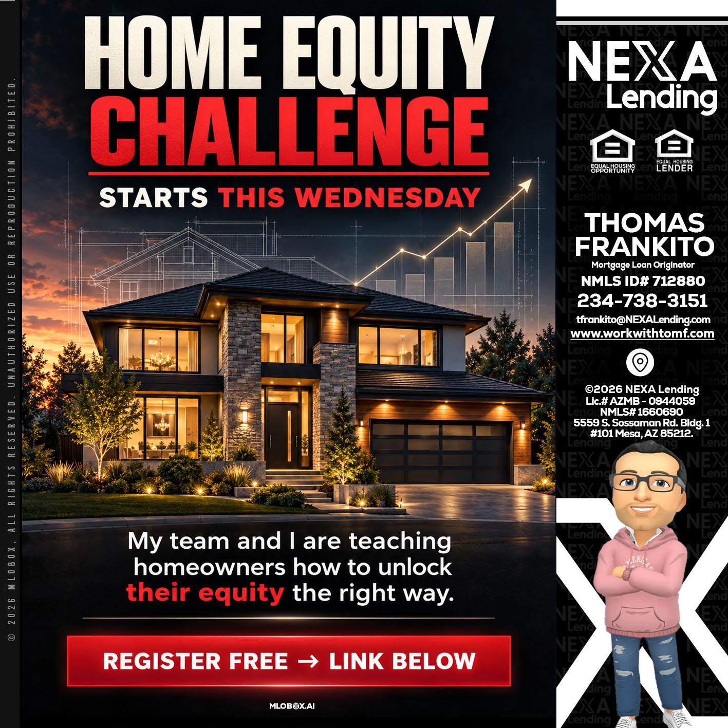 HOME EQUITY - Thomas Frankito -Mortgage Loan Officer